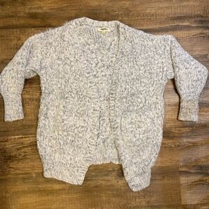 Haptics‎ by Holly Harper Open Front Cardigan Sweater Pockets Colorful Knit 1X